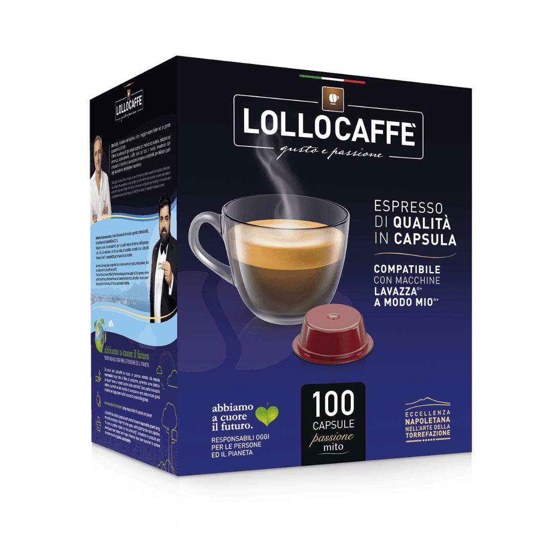 a box of lolocafe coffee on a white background