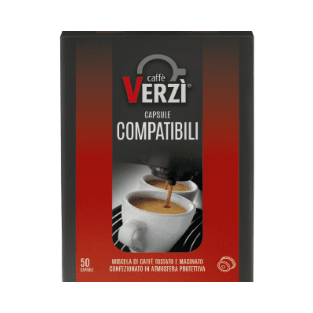 a verzì coffee bag with a cup of coffee being poured into it