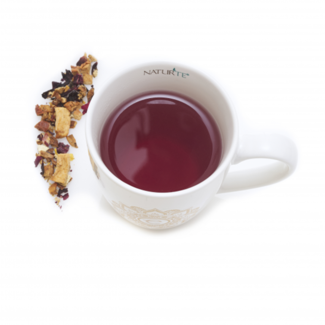 6 Tisane a foglie NaturTè con filtro in seta piramidale