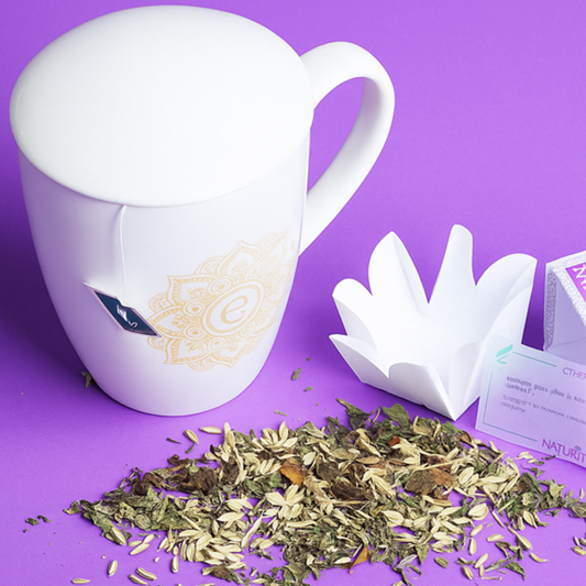 6 Tisane a foglie NaturTè con filtro in seta piramidale