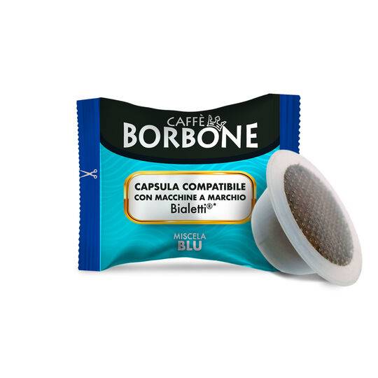 a bag of borbone cappua compatible coffee pods