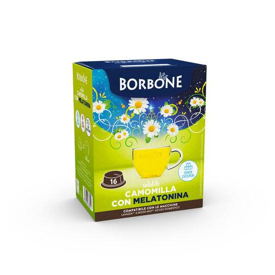 a box of borbone chamomile for lavazza a modo mio machine