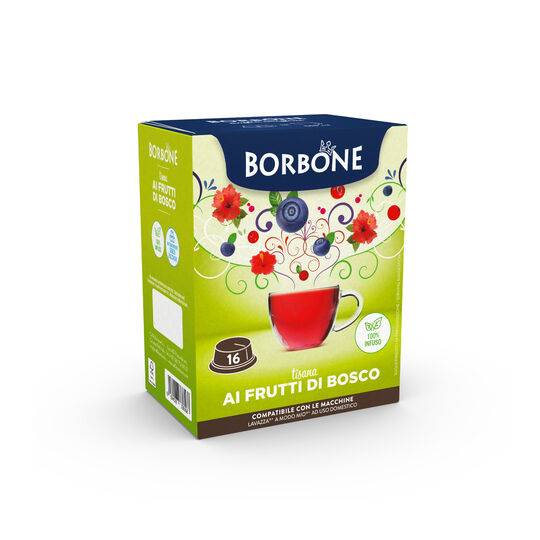 a box of borbone berries for lavazza a modo mio machine