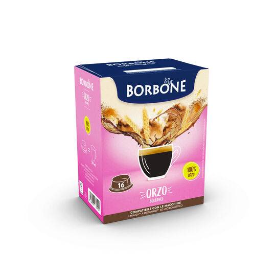 a box of borbone barley for lavazza a modo mio machine