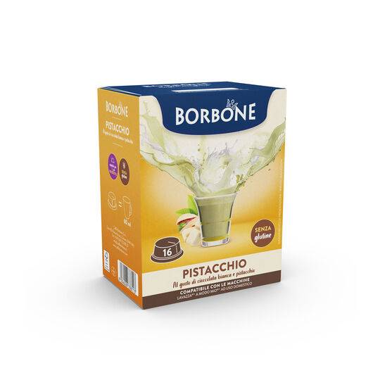 a box of borbone pistacchio for lavazza a modo mio machine