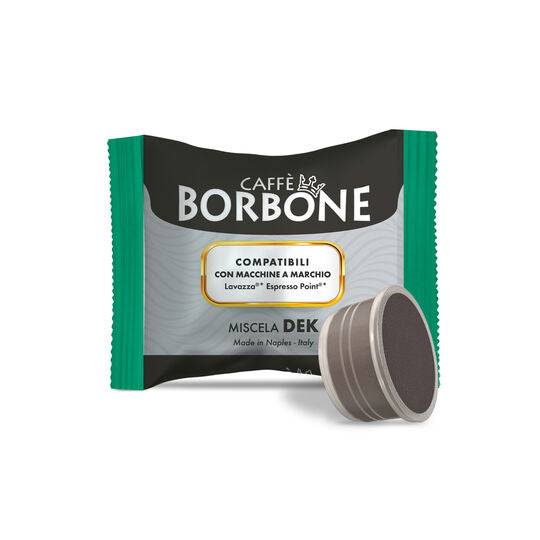 a bag of borbone coffee on a white background