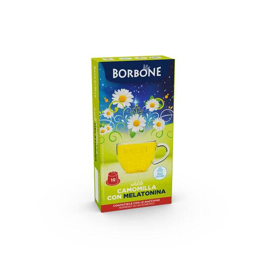 a box of borbone chamomile for nespresso machine