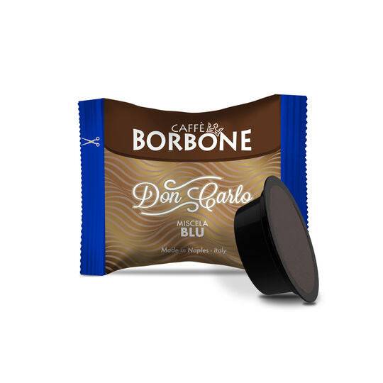 a borbone coffee capsule on a white background