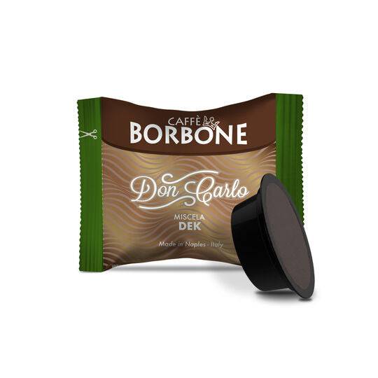 a borbone coffee capsule on a white background