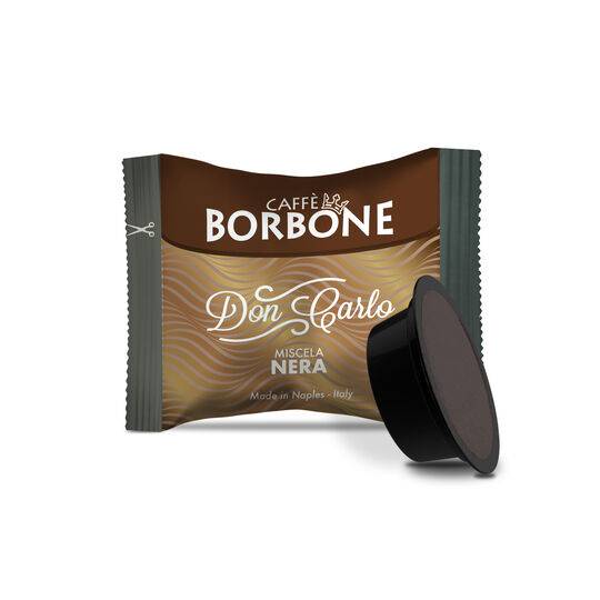 a borbone coffee capsule on a white background