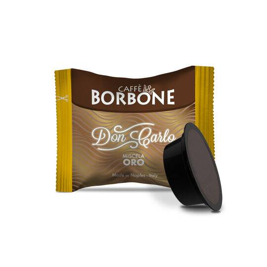 a borbone coffee capsule on a white background