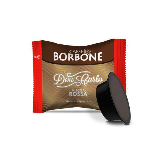 a borbone coffee capsule on a white background