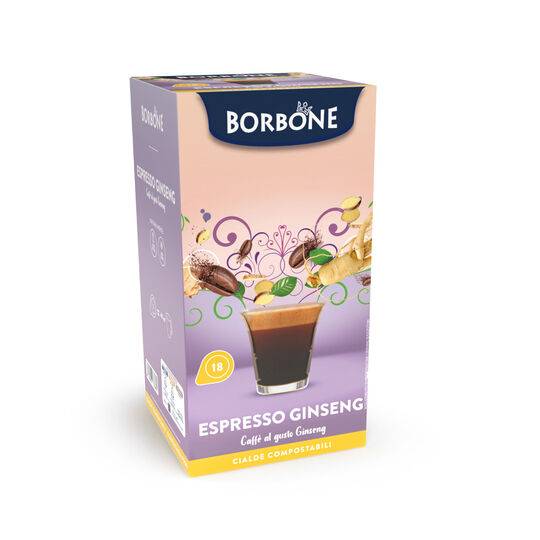 a carton of borbone espresso ginseng coffee