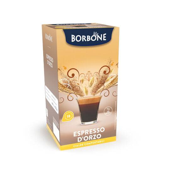 a box of borbone coffee on a white background