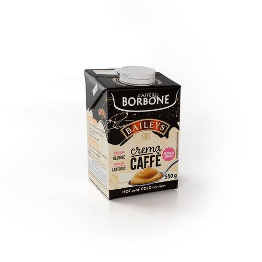 a carton of borbone iced coffee cream on a white background