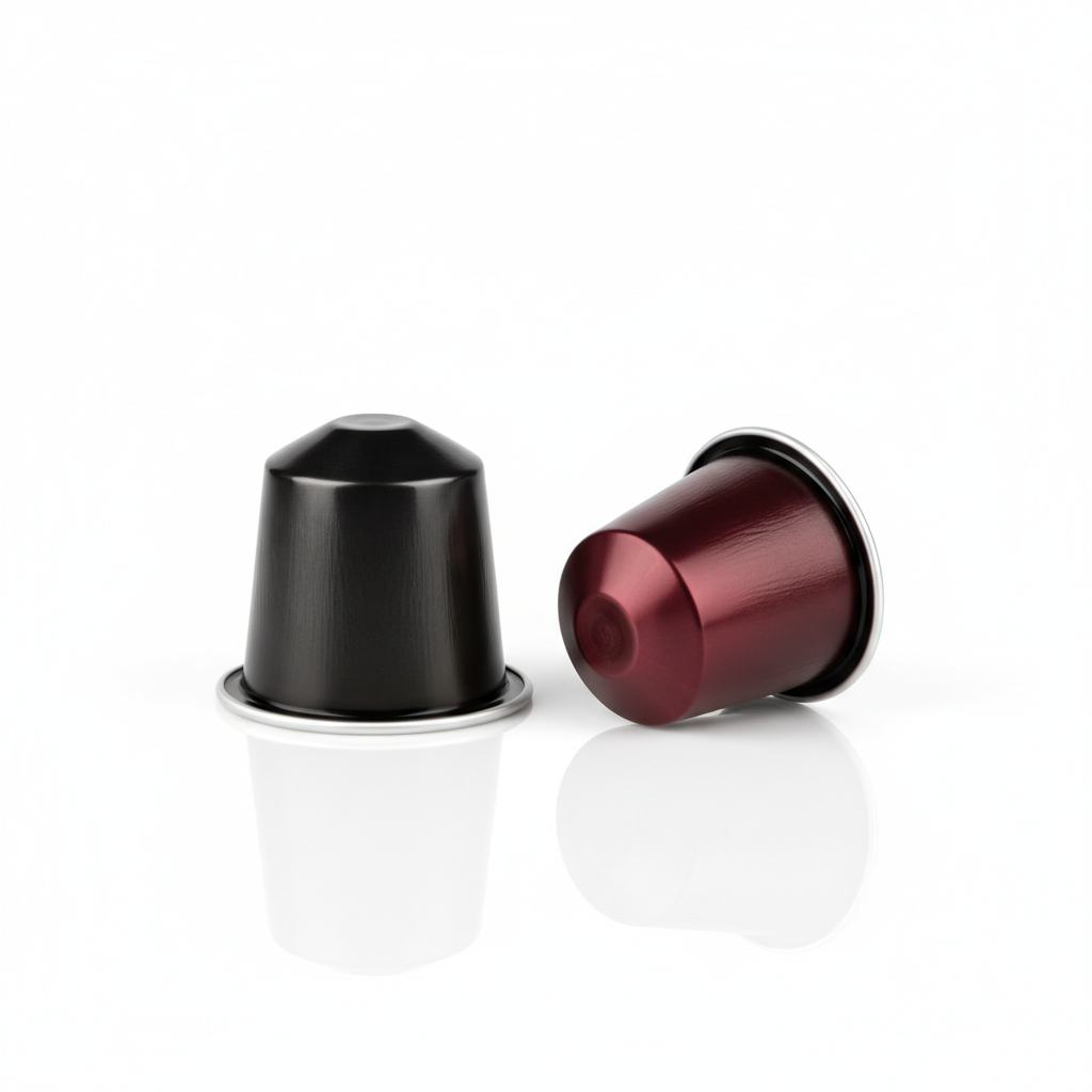 Due capsule Nespresso colori diversi