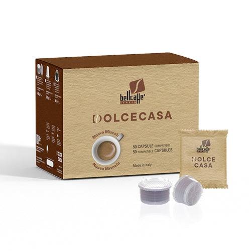 a package of coffee and two lavazza espresso point capsules