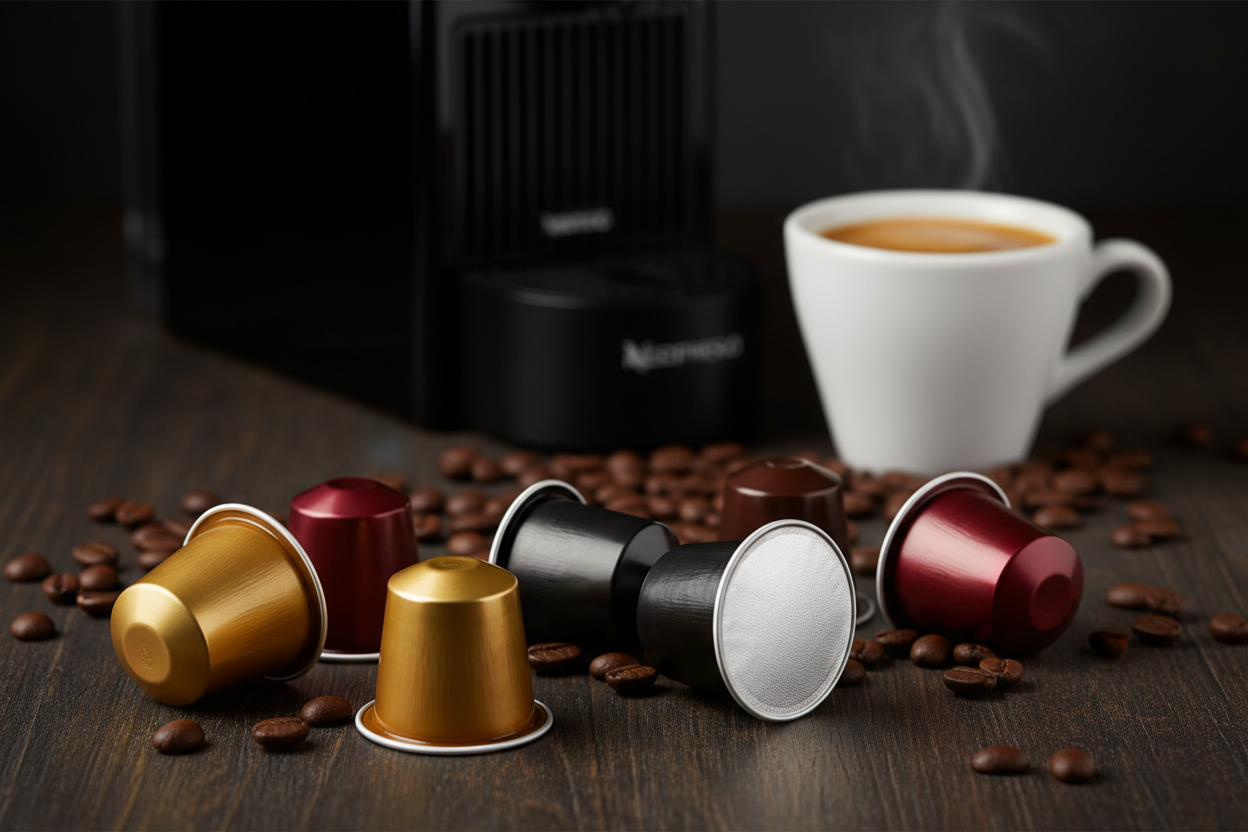 Hero Image Coffee Pusher - Capsule Premium con Tazzina