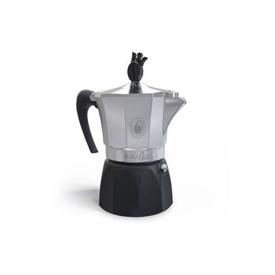 a borbone coffee maker on a white background