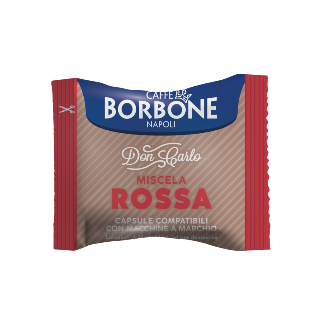 100 Borbone Don Carlo Kaffeekapseln, kompatibel mit Lavazza A Modo Mio Maschinen