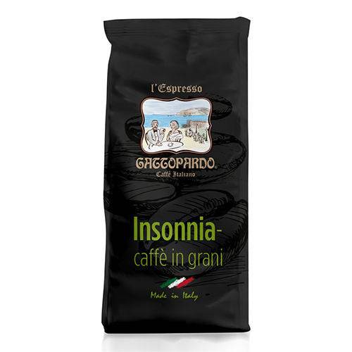 a bag of coffee beans with the label insoniia cafe in grani