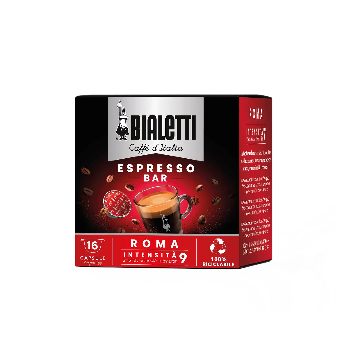 a box of coffee on a white background