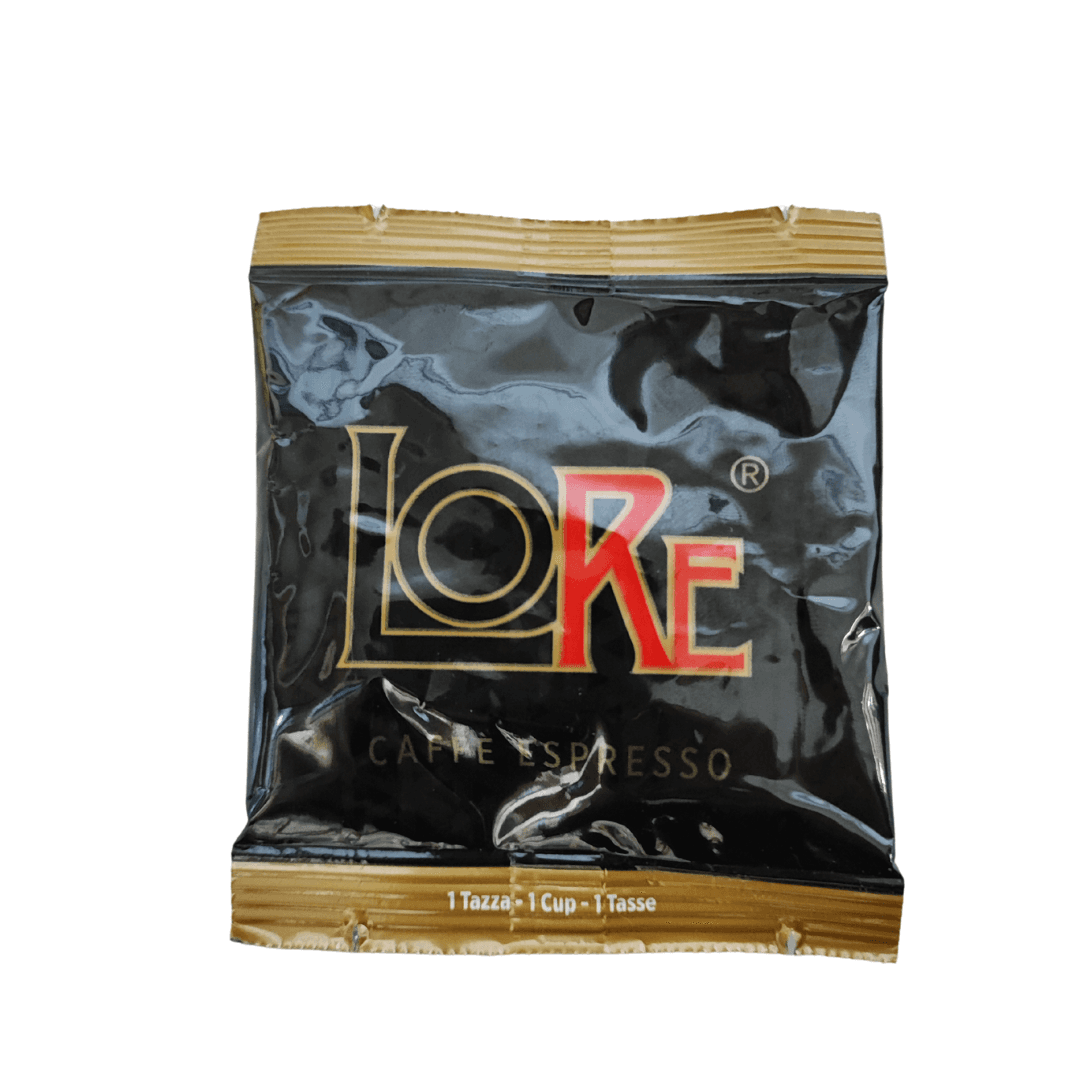 a bag of coffee on a white background