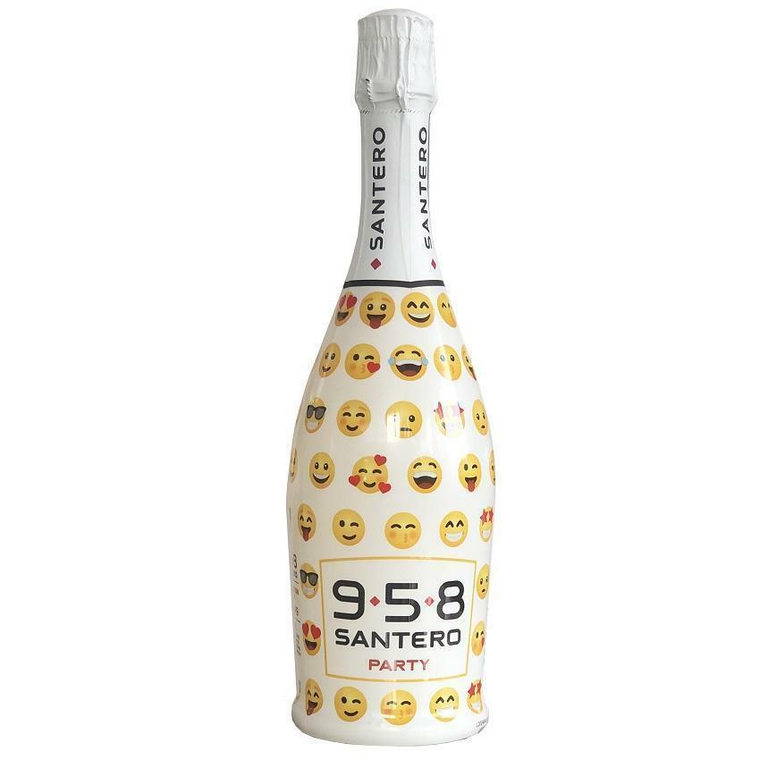 A bottle of 958 santero sparkling wine