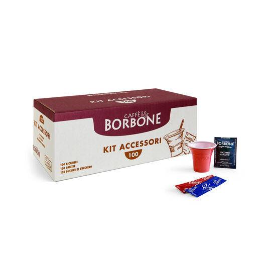 a box of borbone kit accessories